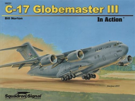 Boeing C-17 Globemaster in action series hard cover