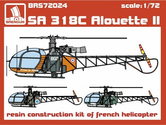 1/72 Aerospatiale Sa 318C Alouette II