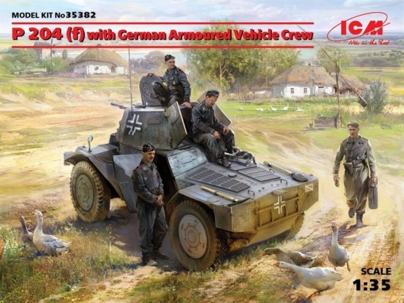 1/35 P 204 with German Armoured Vehicle Crew