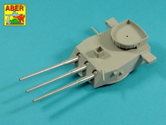 1/200 Main Armament for US battleship Uss Iowa or U.S.S. Missour