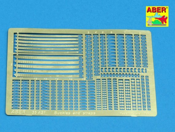 1/35 Assorted buckles and straps