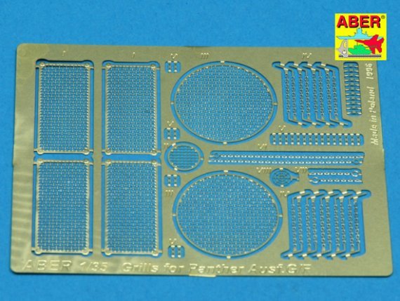 1/35 Grilles for Pz.Kpfw.V Panther Ausf.G/Ausf.F for Tamiya