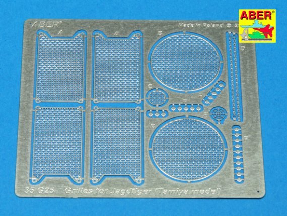 1/35 Grilles for JagdTiger Sd.Kfz.186 for Tamiya