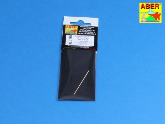 1/35 Barrel for German 20 mm Rh202 MK 20 DM6 chain gun
