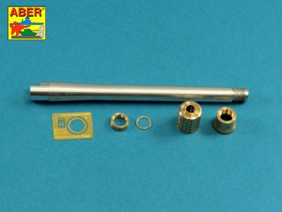 1/35 150mm Barrel with muzzle brake for E-100 with Krupp turret