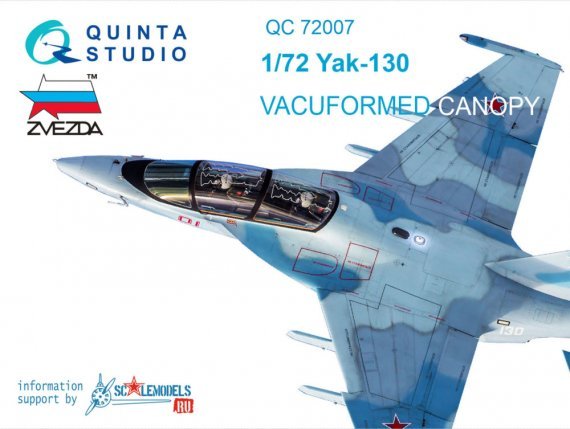 1/72 Vacu canopy for Yak-130