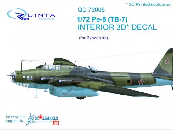 1/72 Pe-8/TB-7 3D-Print & colour Interior decal