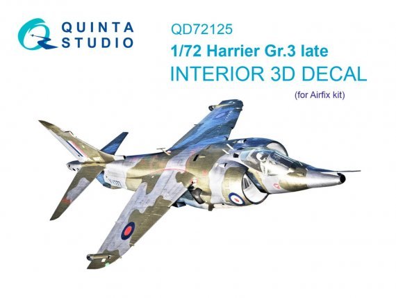 1/72 Harrier Gr.3 late Interior for Airfix