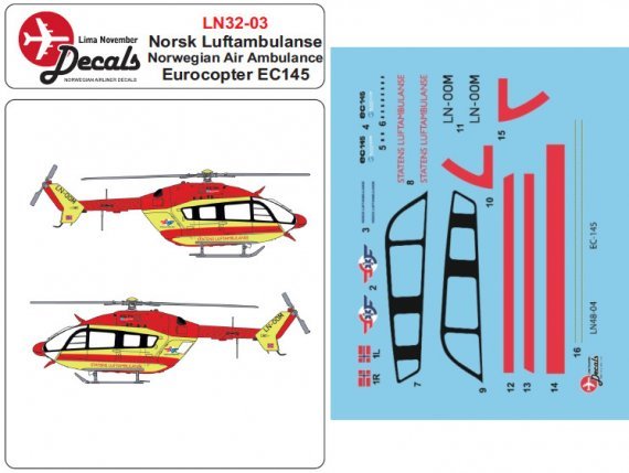 1/32 Luftambulansen Eurocopter EC145