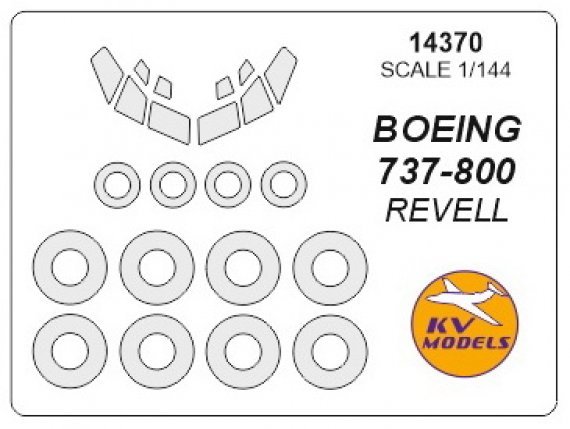 1/144 Boeing 737-800 paint mask