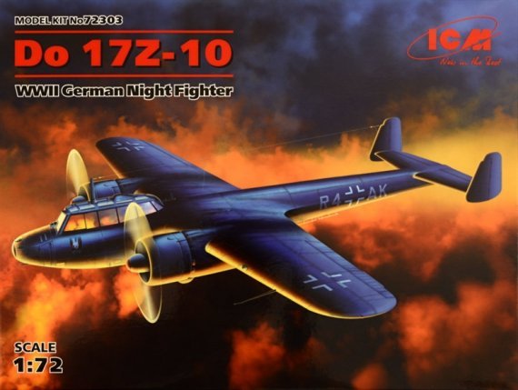 1/72 Dornier Do 17Z-10 WWII German Night Fighter