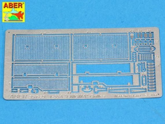 1/35 Grilles for Russian tank T-55A also for ENIGMA (for Tamiya)