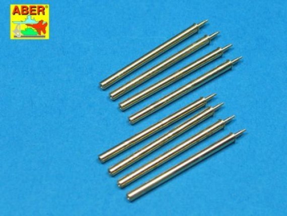 1/32 P-47D set of 8 turned cal .50 12,7mm US Browning M2