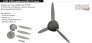 Brassin 1/72 Bf 109F propeller early PRINT