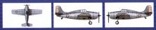 Trumpeter Maquette F4F-4 Wildcat 1/700 (x6) Trumpeter Maquette F4F-4 Wildcat 1/700 (x6)