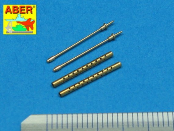 1/48 Set of 2 cal .50 12,7mm standard barrels for Browning M2