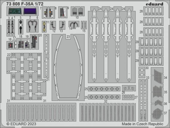 1/72 SET F-35A for Tamiya