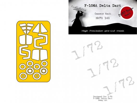 1/72 Convair F-106A Delta Dart for Meng Model masks