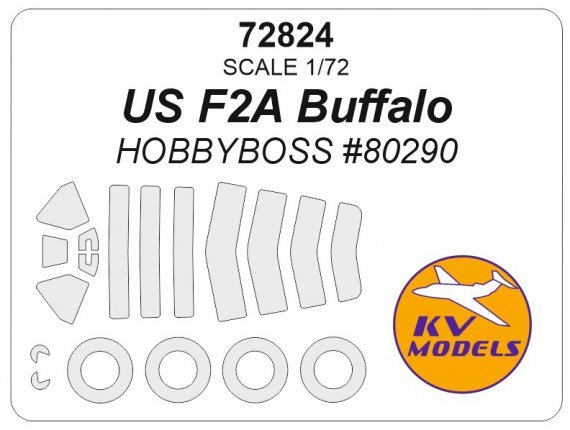 1/72 Brewster F2A Buffalo mask for Hobby Boss