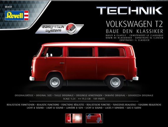 1/24 Volkswagen T2 Bus Easy-Click Technik