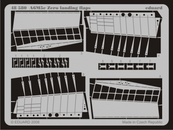 A6M5c Zero landing flaps  (HAS)