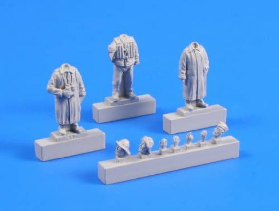 1/72 U-boat U-IX Crew in Raincoats (3 fig.)