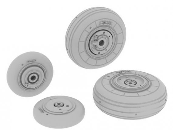BRASSIN 1/72 MiG-29 wheels