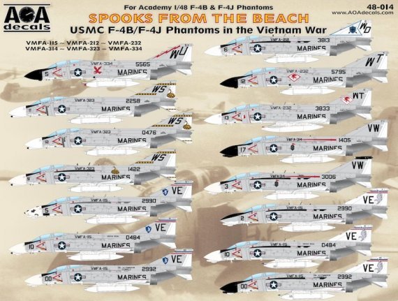 Spooks From The Beach  USMC F-4 Phantoms in Vietnam War
