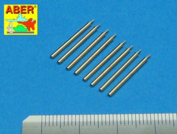 1/48 P-47D set of 8 turned cal .50 12,7mm Browning M2 barrels