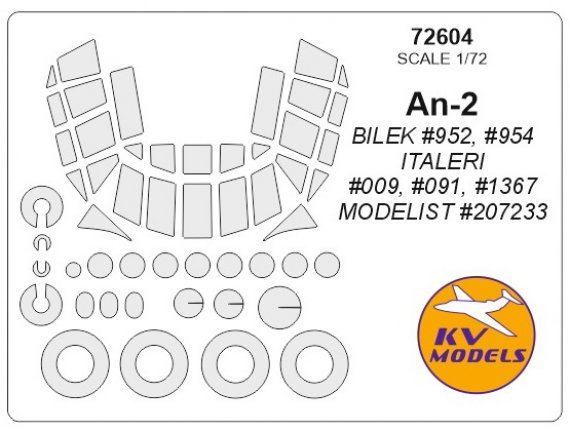 1/72 Antonov An-2 masks