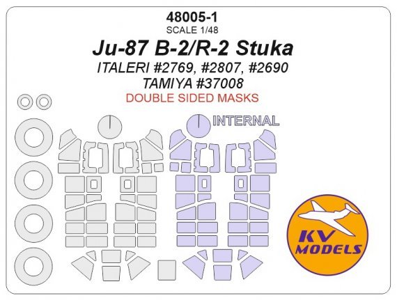 1/48 Junkers Ju-87B-2/R-2 Stuka mask for Italeri & Tamiya part 2