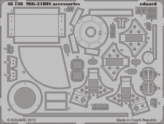 1/48 MiG-21BIS accessories (EDU)