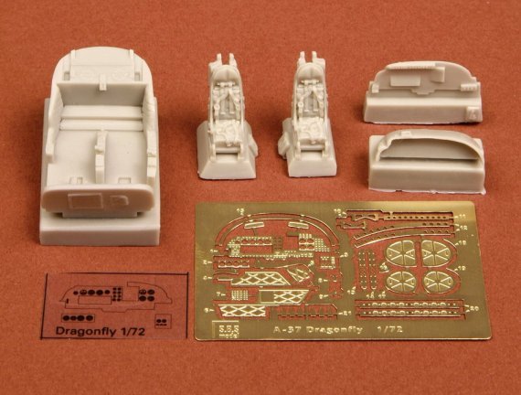 1/72 A-37 Dragonfly Cockpit set (ACAD)