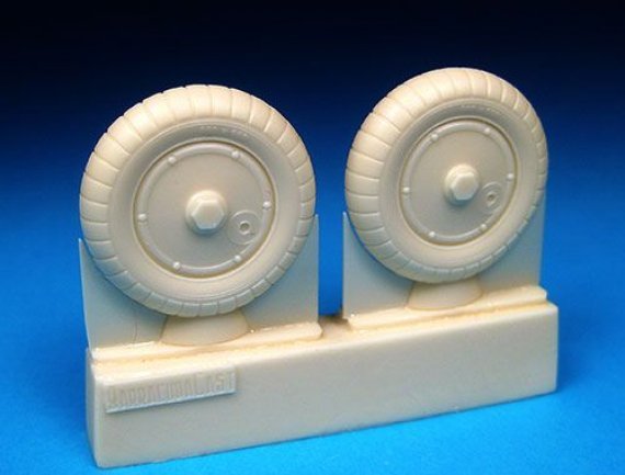 1/32 Messerschmitt Bf 109G Wheels  Plain Hub
