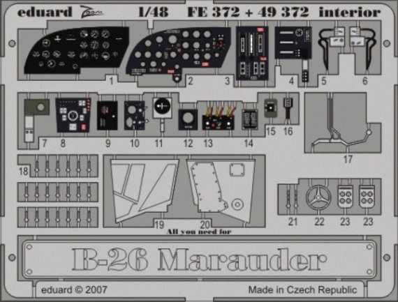 B-26 Marauder interior  (REV/MON)