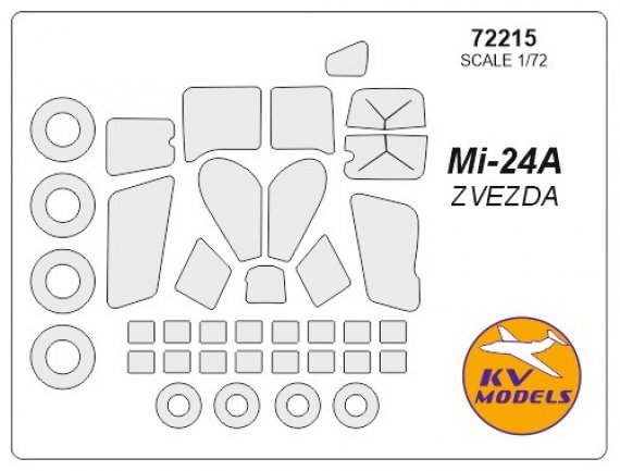1/72 Mil Mi-24A paint masks
