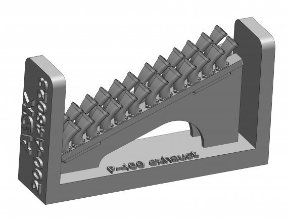 1/48 Bell P-400 Airacobra one pair of exhaust for Arma Hobby