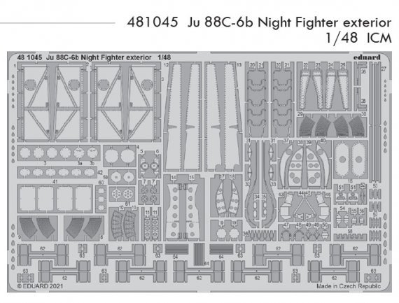 1/48 SET Ju 88C-6b Night Fighter exterior