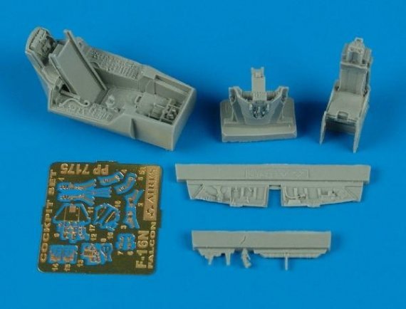 Aires Upgrade set: F-16N Aggressor cockpit set