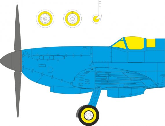 Mask 1/48 Spitfire Mk.IXe TFace for Airfix