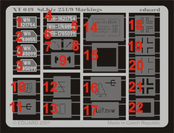 Sd.Kfz.251 Markings