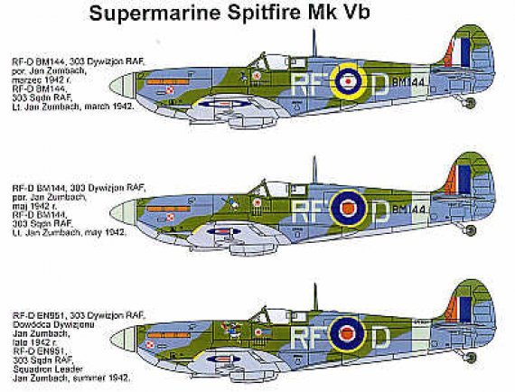 Techmod Spitfire Mk.Vb Decals 1/32