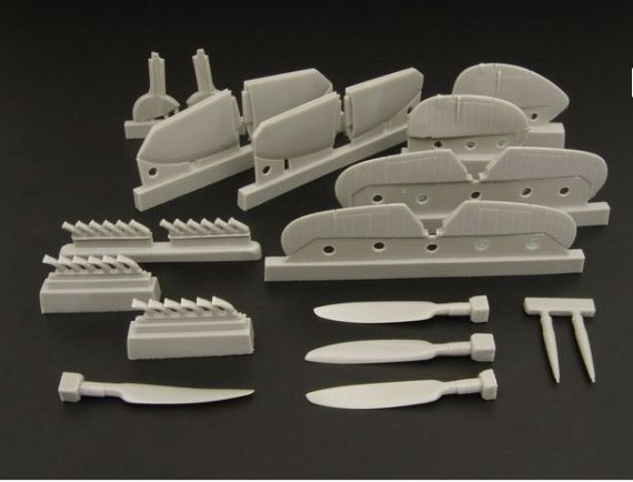 1/48 Spitfire MkIX exterior resin set (AIRFIX)