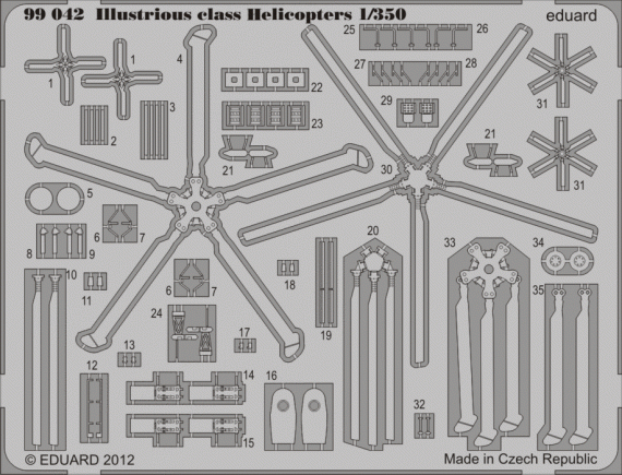 1/350 Illustrious class Helicopters