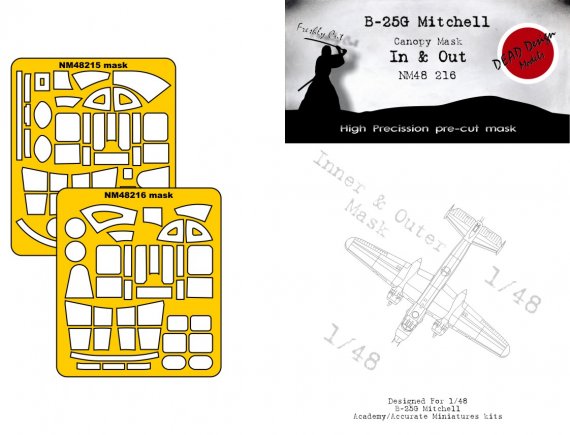 Dead Design Models Masque B-25G Mitchell 1/48