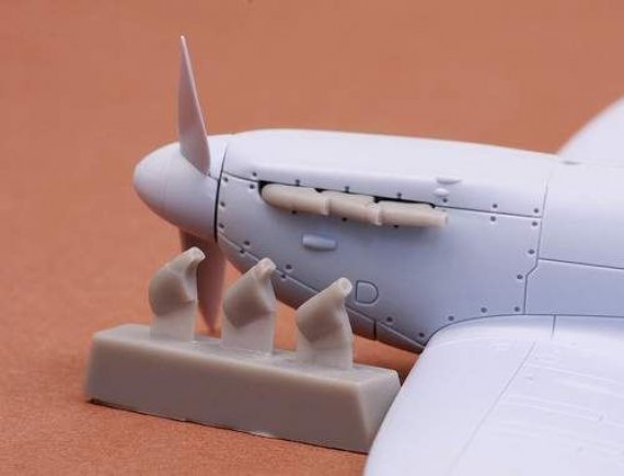 1/72 Supermarine Spitfire Mk.I/Mk.II exhaust (round)