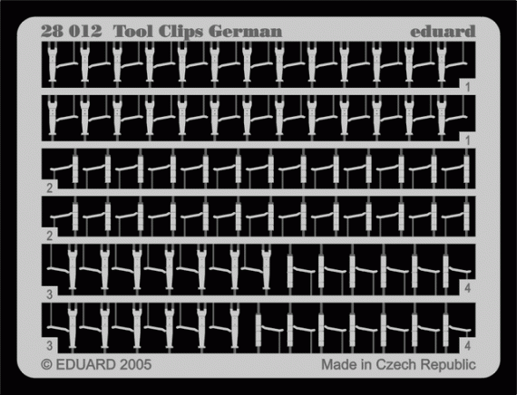 Tool Clips German 1/48