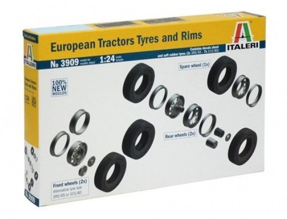 1/24 European Truck Tyres and Rims