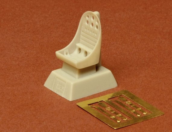 1/48 Ki-84 Hayate (Frank)  seats (2 pcs.)