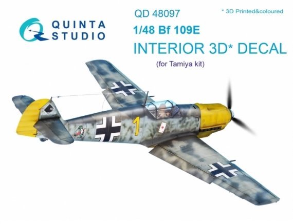 1/48 Messerschmitt Bf-109E-3/Bf-109E-4